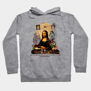 Da Vinci Collage - Monalisa - Art Hoodie